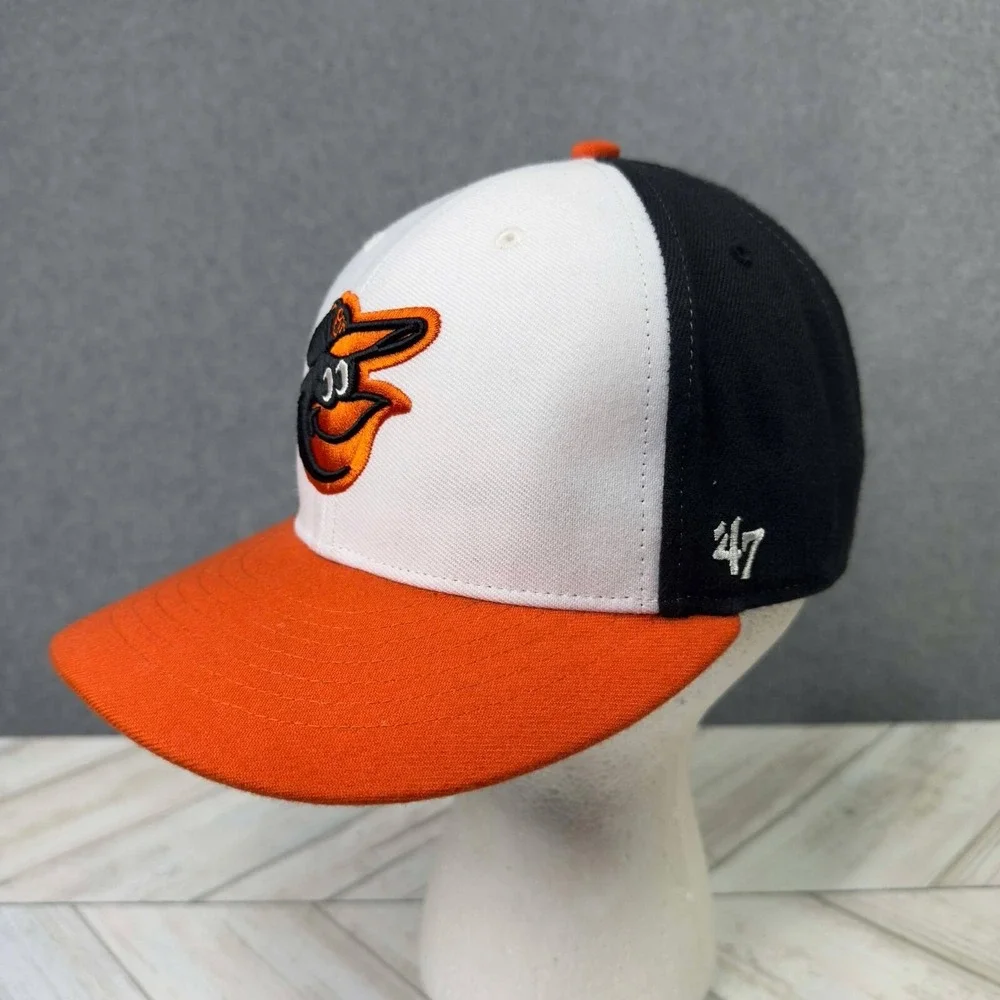Baltimore Orioles 47' MLB Hat Adult OSFM‎ Adjustable Baseball Cap Orange Black